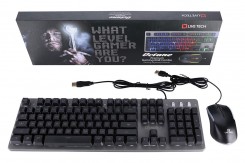 Live Tech Octane Gaming RGB Keyboard Mouse Combo + Gamers Choice + True Backlit LED + Plug & Play