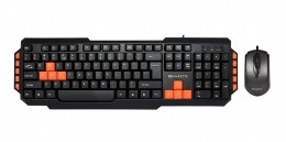 Amkette Xcite Pro USB Keyboard and Mouse Combo (Black)
