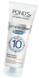 Ponds Pimple Clear White Multi Action Facewash, 100g Rs 119 At Amazon