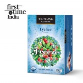 TE-A-ME Ice Brews Cold Brew Ice Tea, Lychee, 18 Pyramid Bags
