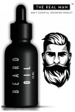 The Real Man Dark Classic 100 Percent Organic Beard and Moustache Oil, 30ml