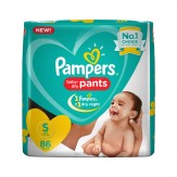 Pampers New Diapers Pants, Small, 86 Count