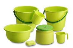 All Time 7 Piece Plastic Bathroom Set, Green Rs 799 At Amazon.in