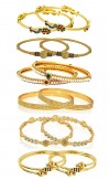 YouBella Gold Plated Bangles Combo of 6 Bangles Jewellery FprGirls/Women