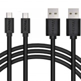 iVoltaa iVPC-P2 1.5m Micro USB Cable (Black, Pack of 2)