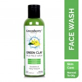 Greenberry Organics Green Clay Mud Face Wash, 100ml