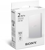 Sony 2TB External Hard Drive (White)