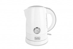 Black + Decker BXKE1701IN 1.7-Litre Electric Kettle with Temperature Dial (White)