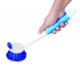 Cello Dual Action Kleeno Sink and Dish Brush (Blue and White)