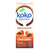 Koko Dairy Free Chocolate Flavoured Silky & Smooth Coconut Drink, 1 LTR [Lactose-Free, SOYA-Free, with Added Calcium & Vitamins D2 & B12]