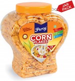 [Apply coupon] Percy Breakfast Cereal, Corn Flakes - Classic, Jumbo Jar, 340g [Zero Cholesterol, Low Fat, High Fibre] Jar, 340 g