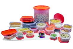 Princeware SF Tal Pak Container Set, 20-Pieces, Orange Rs 339 at Amazon