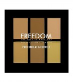Freedom Makeup London Professional Conceal Palette, Light/Medium, 6g