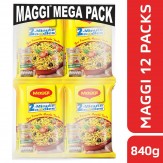 [Pantry] MAGGI 2-Minute Instant Noodles, Masala - 840g (Pack of 12 x 70g Each)