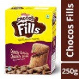 Kellogg's Chocos Fills | Double Chocolaty |Multigrain | High in Protein | 0% Maida | High in B Vitamins | Anytime Snack |250g