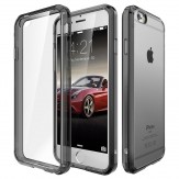 ELV ip6s-clrtpu+ultraPC-Grey Back Case Cover for iPhone 6S (Grey)