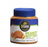 DiSano Peanut Butter, Crunchy, (Zero cholesterol&Transfat,High in fibre &protein) 1 Kg