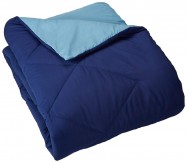 [Apply RS 400 off coupon] AmazonBasics Reversible Microfiber Comforter - King (102"x90") - Navy Blue