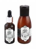 The Man Company Oil for Beard Moustache and Mooch Growth - 30 ml (Almond and Thyme) with Beard Wash - 100 ml