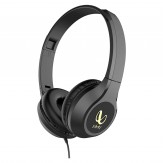Infinity (JBL) Zip 500 On-Ear Deep Bass Headphones with Mic (Charcoal Black)