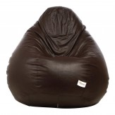 Sattva Classic Bean Bag Cover without beans - XL Size - Brown Colour