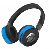 Nu Republic Dubstep Wireless Headphones with Mic (Blue and Black)