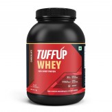 Tuff Up 100% Whey Protein - 1 kg (Chocolate), 22g protein per serving, made from imported whey