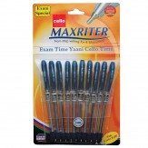 Cello Maxriter Ball Pen Set - Pack of 10 (Blue)