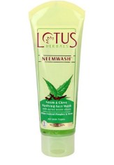 Lotus Herbals Neemwash Neem and Clove Purifying Face Wash 80g Rs 112 At Amazon