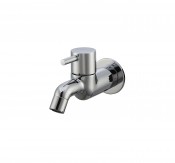 Hindware F280002CP Flora Bib Tap With Wall Flange (Chrome)