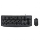 Rapoo NX1720 Optical Mouse and Keyboard Combo (Black)