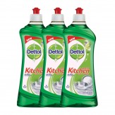 Dettol Kitchen Gel - 750 ml (Lime, Pack of 3)