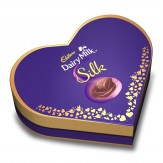 Cadbury Dairy Milk Silk Heart Shaped Valentine Gift Pack (2 x Silk 60g + 2 x Silk Oreo 60g), 240 g