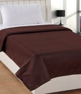Warmland Polar Fleece Single Blanket - Coffee