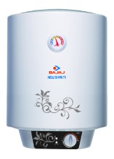 Bajaj New Shakti Storage 25 Ltr Vertical Water Heater, White, 4 Star