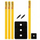 Klapp FOURSTMP Plastic Stump Wicket Set (Yellow)