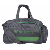 United Colors of Benetton Duffle Bag Polyester 50 cms Grey/Green Travel Duffle (0IP6AMDBGG04I)