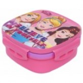 Disney Princess Plastic Lunch Box Set, 3-Pieces, Multicolour (HMRPLB 40330-PR)