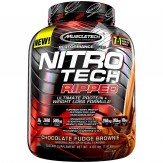 MuscleTech Nitrotech Ripped – 4 lbs, 1.81 kg (Chocolate Fudge Brownie)