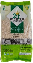 24 Mantra Organic Urad Dal White Whole, 500g  Rs. 95 at  Amazon