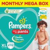 [Pantry] Pampers New Diapers Pants, X-Large (112 Count)