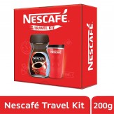 NESCAFÉ Travel Kit (Red) - NESCAFÉ Classic Coffee, 200g with Travel Mug (Limited Edition)