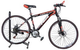 Frog Fusion XF-301 21 Speed Black&Red FG101M26BKRD Unisex Bicycle, 26 Inches