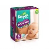 Pampers Active Baby Diapers, Small (22 Count)