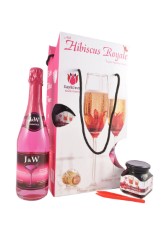 Edible Hibiscus FLower with Sparkling Soft Drink Gift Hamper