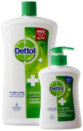 Dettol Liquid Soap, Original - 900 ml with Free Dettol Liquid Soap Pump - 215 ml 74 Amazon