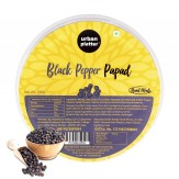 Urban Platter Hand Made Black Pepper Papad, 250g
