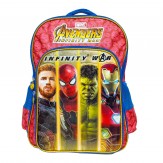 Avengers Infinity War School Bag for Children of Age Group 8 + years | Size 18 inch