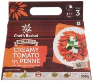 Chef's Basket Creamy Tomato in Penne Pasta, 559g Rs. 150  Amazon