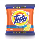 Tide Plus Detergent Washing Powder with Extra Power Lemon and Mint Pack - 4 kg